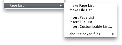 Page List