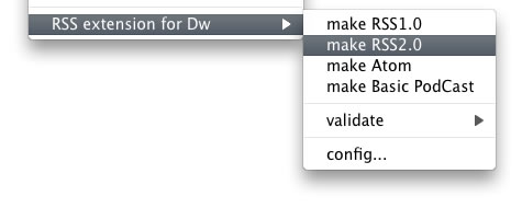 make RSS2.0