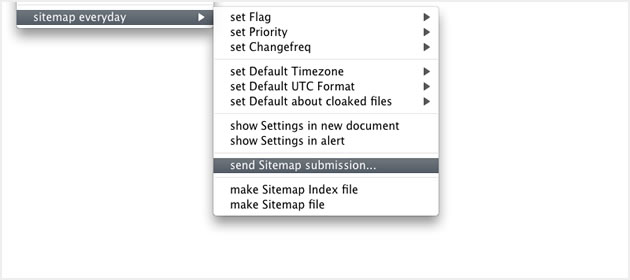 send Sitemap submission...
